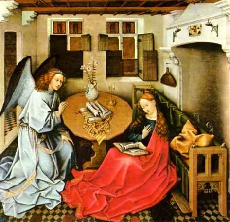 The Annunciation / circa 1420-1440 / Robert Campin